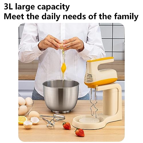 Mikser ręczny i stojący 2 w 1 robot kuchenny z miską do - obrazek 5