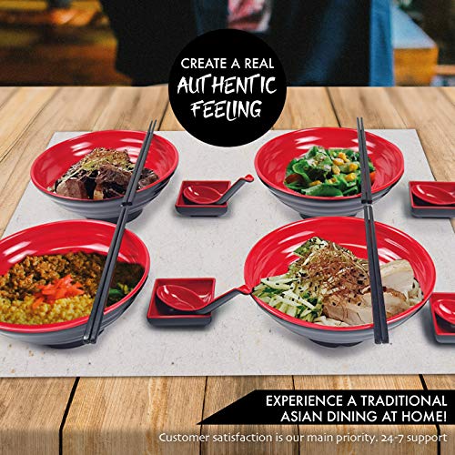 Goliber Balibetov zestaw misek do ramenu, zawiera melaminowe miski ram - obrazek 2