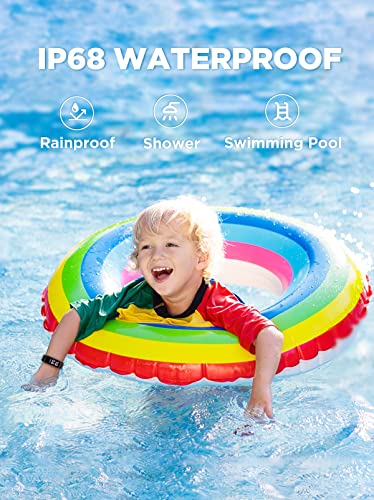 BIGGERFIVE Vigor Kids Fitness Tracker - Monitor aktywności dla dzieci w wieku 5-15 lat z pomiarem tętna, monitorowaniem snu i wodoszczelnością IP68 - obrazek 9