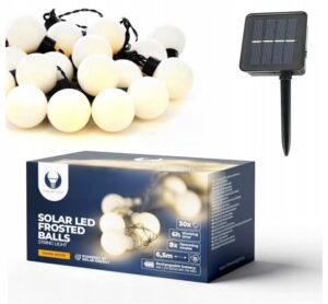 Forever girlanda solarna lampki LED solarne grodowe sznur lampek łańcych świietlny zewnętrzny na palen solarny