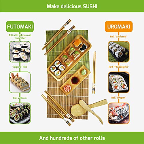 Zestaw do sushi 11 sztuk - Przygotuj własne sushi w domu - Krista's Kitchen - obrazek 8