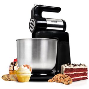 Duronic SM3 Mikser ręczny z misą 4l 300W 2w1 ręczny lub - Lekki i mocny mikser do pieczenia i gotowania