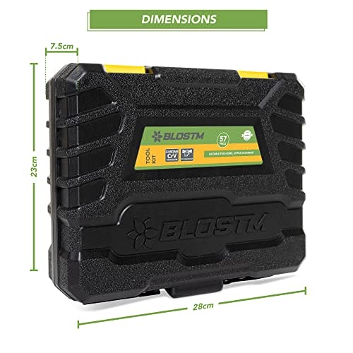 BLOSTM 57-częściowy zestaw narzędzi - niezbędny zestaw narzędzi ręczny - obrazek 5