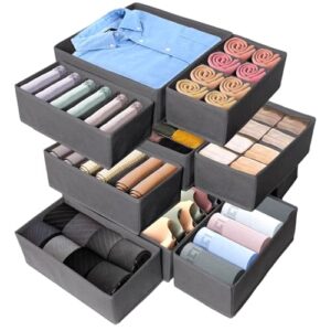 Zestaw 8 pudełek do przechowywania składana szuflada i