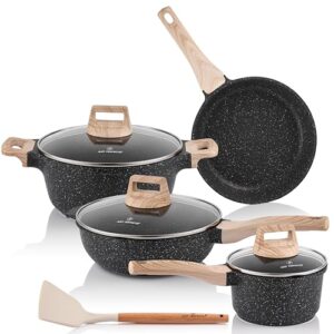 JUST PERFECTO - Zestaw Garnków Indukcyjnych - Nieprzywierające Patelni