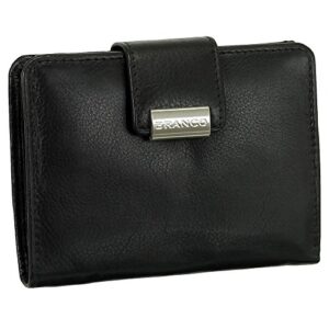 Luksusowy skórzany damski portfel portfel XXL z zatrzaskiem