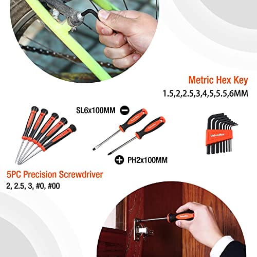 ValueMax - Zestaw narzędzi z torbą na narzędzia robocze, przenośny zes - obrazek 5