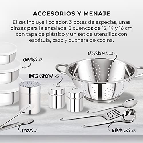 SAN IGNACIO Lula | 18-częściowy zestaw garnków | w zestawie - obrazek 5