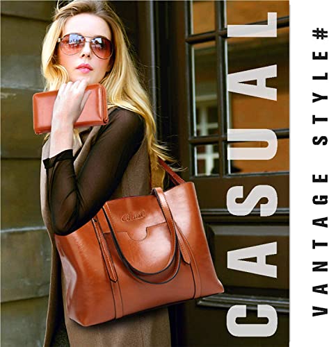 BestoU Torebka damska Shopper torba na ramię niebieska torba na ramię - obrazek 2