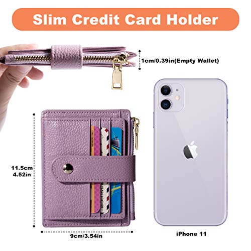 BTNEEU męski damski portfel na karty kredytowe RFID skórzany - obrazek 6