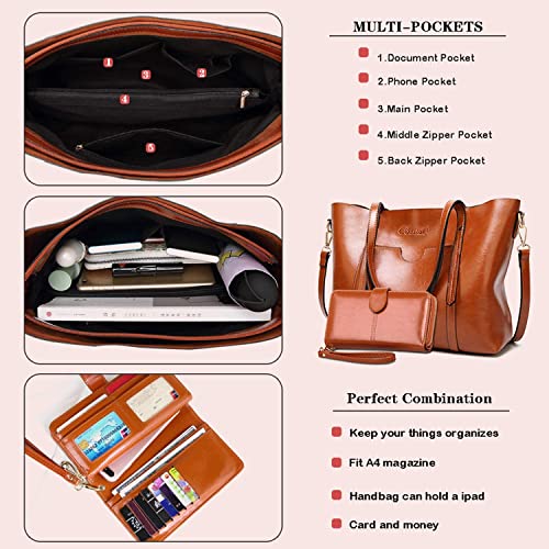 BestoU Torebka damska Shopper torba na ramię niebieska torba na ramię - obrazek 4