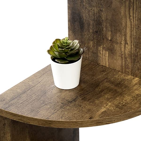 WOLTU Regał ścienny regał narożny na płyty CD DVD regał na - obrazek 3