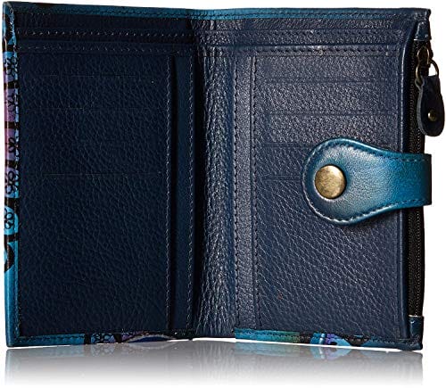 Anna by Anuschka Damski ręcznie malowany portfel damski z prawdziwej s - obrazek 3