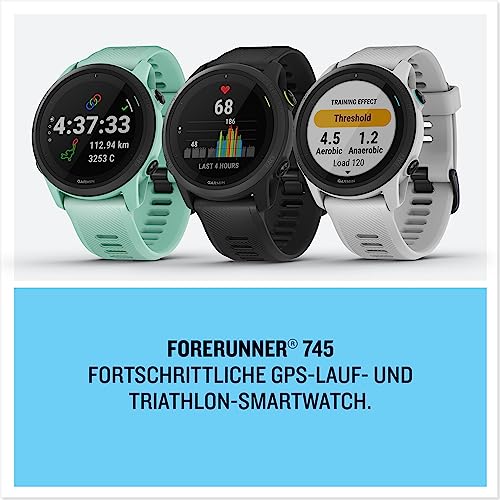 Garmin Forerunner 745 Smartwatch do Biegania GPS Czerwony - Monitor aktywności z szybkim dostępem do statystyk, muzyki i płatności - obrazek 3