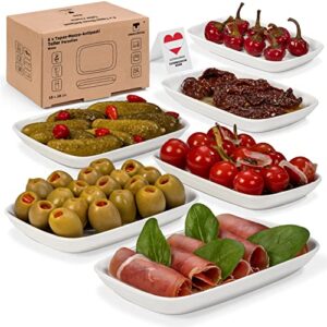 Talerz na mezze ze szlachetnej porcelany 15x10x17 cm - Urban Lifestyle, wysoka jakość