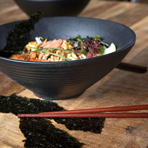 Zestaw Ramen Moritz & Moritz - ceramiczna miska, łyżeczki i pałeczki do sushi - obrazek 4