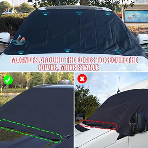 WOKICOR Osłona przedniej szyby samochodowej na zimę osłona - obrazek 4