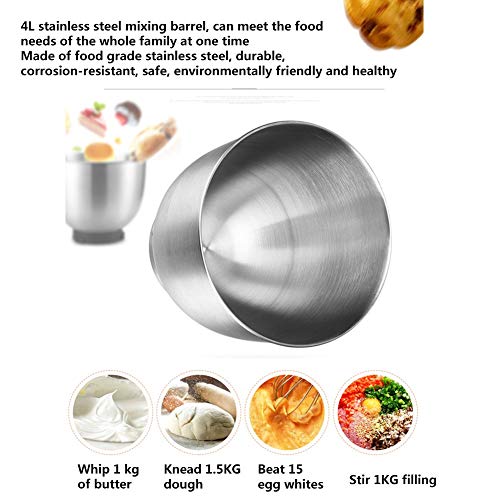 Wielofunkcyjny robot cukierniczy z miską 4L 6 prędkości - obrazek 3