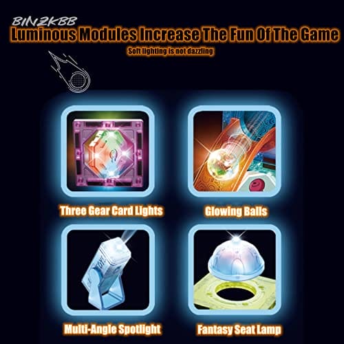 BINZKBB Magnetyczne klocki budowlane - 110 Części 3D - obrazek 14