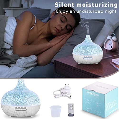 KELOPA Humidifier 550ML Aromatherapiegerät Ultraschall-Technologie 7 LED-Lichtfarben - obrazek 3