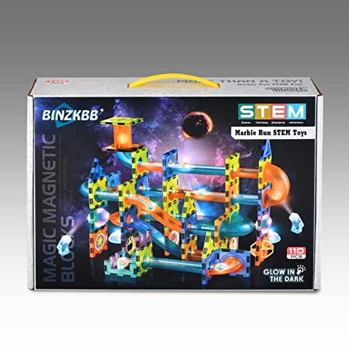 BINZKBB Magnetyczne klocki budowlane - 110 Części 3D - obrazek 7