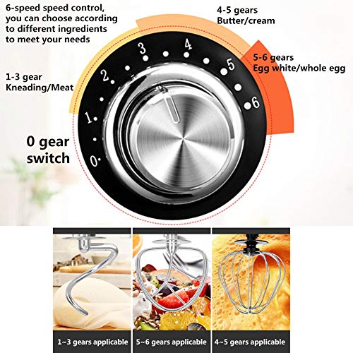 Wielofunkcyjny robot cukierniczy z miską 4L 6 prędkości - obrazek 2