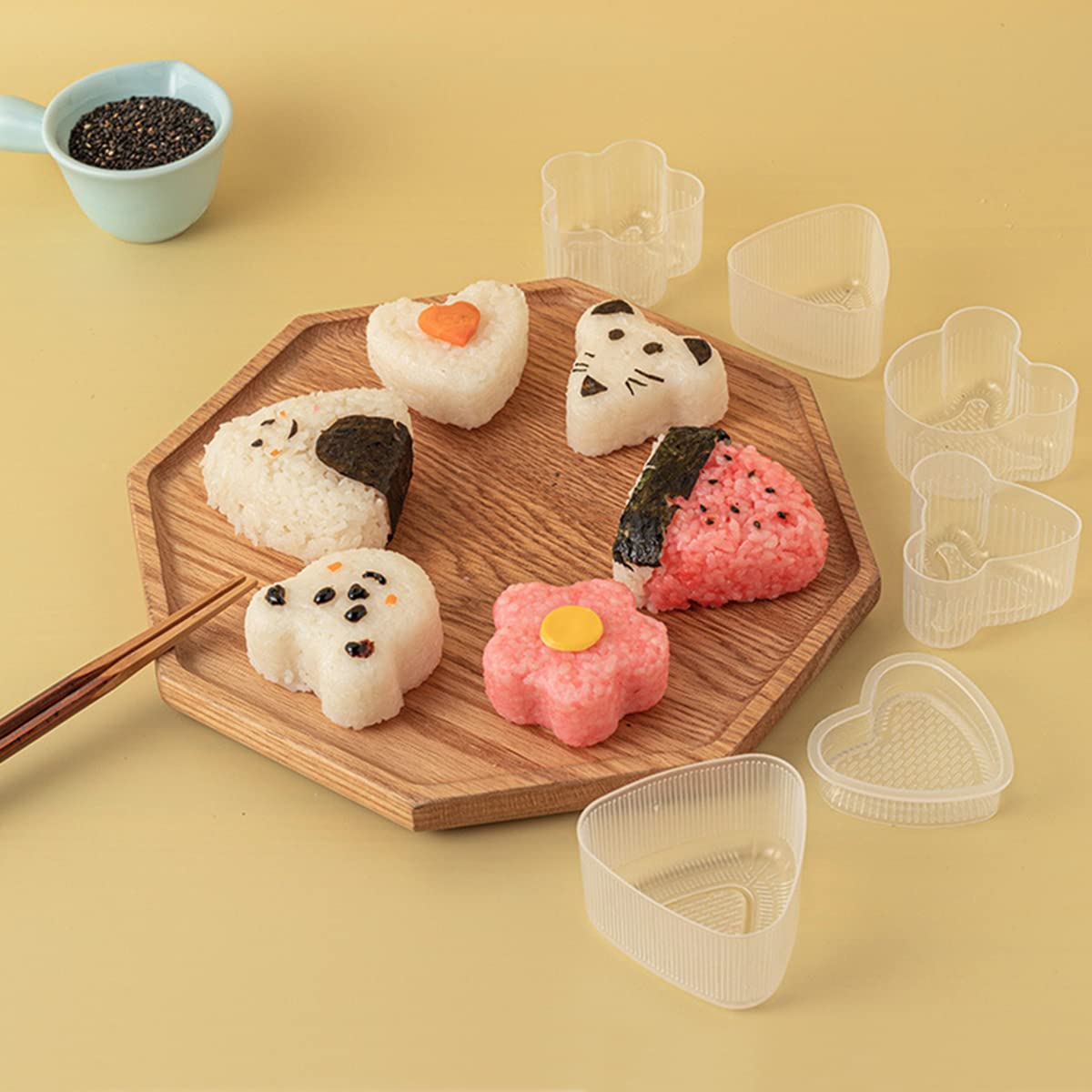 Zingking 6 sztuk narzędzi do sushi - łatwe przygotowanie sushi w domu - obrazek 6