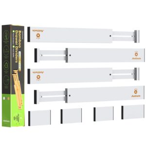 ANTOWIN Oddzielnik do szuflad, regulowany, bambusowy (43-56 cm), organ