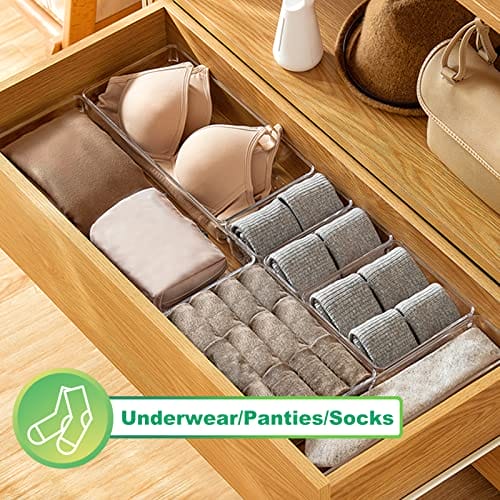 TOPSEAS 22 organizery do szuflad przezroczyste organizery do - obrazek 6