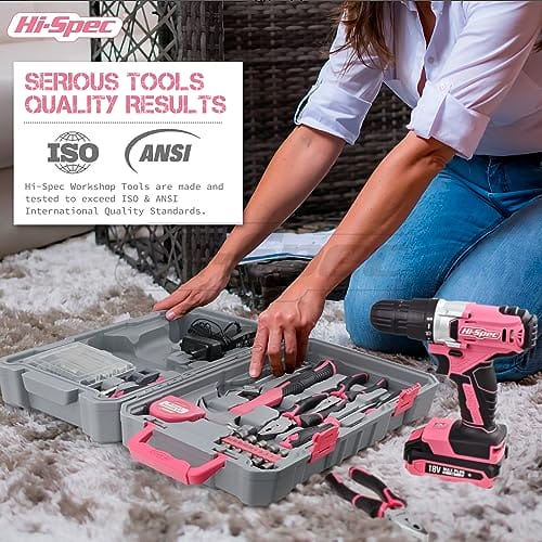 Hi-Spec Kompletna skrzynka narzędziowa, składająca się z 81 elementów, - obrazek 3