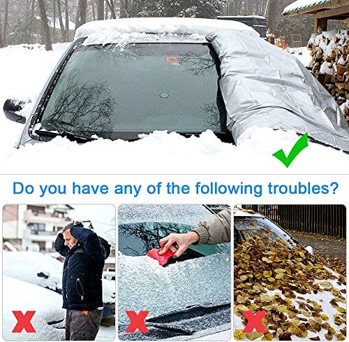 Osłona przedniej szyby samochodu, magnetyczna osłona przedniej szyby s - obrazek 2