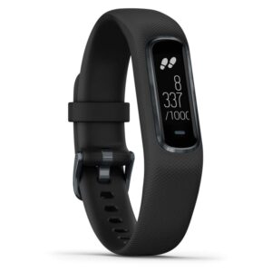 Garmin Small/Medium vivosmart 4 - inteligentny monitor aktywności z pulsometrem na nadgarstku i narzędziami do monitorowania kondycji fizycznej - czarny