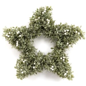 Wieniec Gwiazda Boże Narodzenie Białe jagody