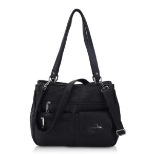 Angel Kiss Skórzana torebka damska torba na ramię