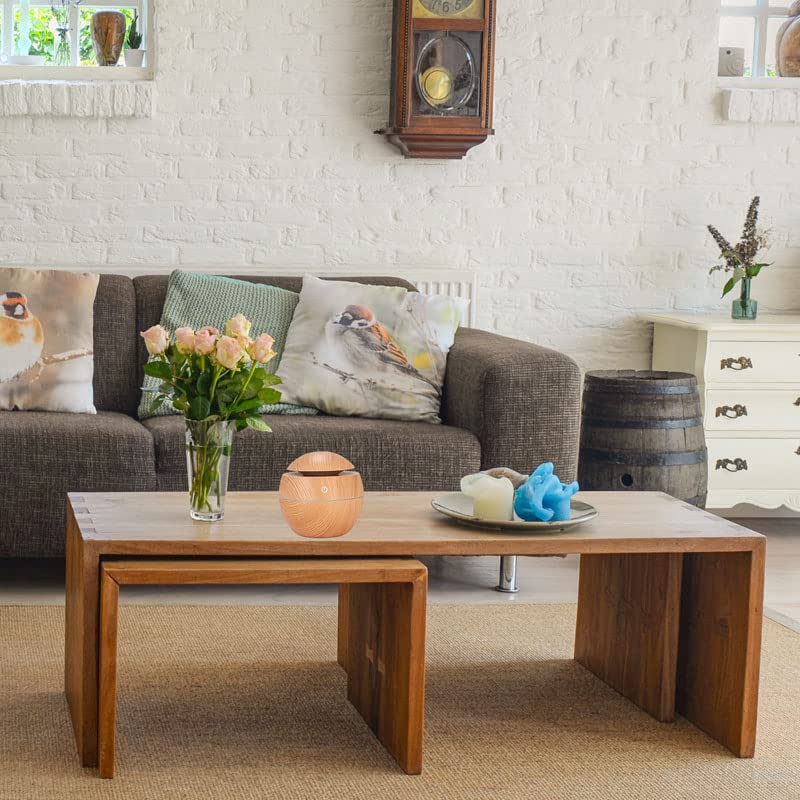 Retoo Ultradźwiękowy dyfuzor zapachowy z kolorowym oświetleniem LED - obrazek 8