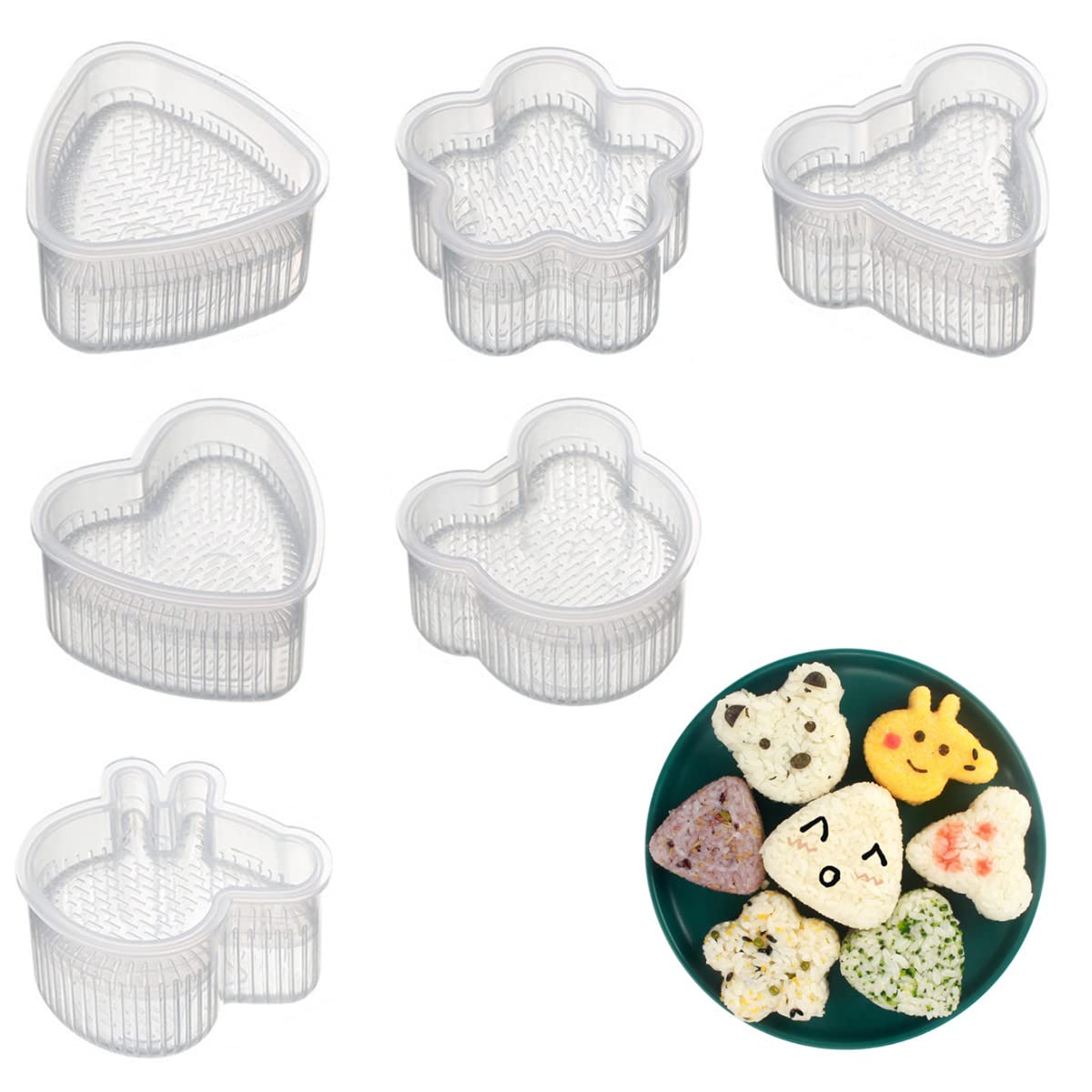 Zingking 6 sztuk narzędzi do sushi - łatwe przygotowanie sushi w domu