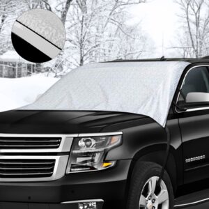 Delixike Osłona na przednią szybę samochodu osłona na