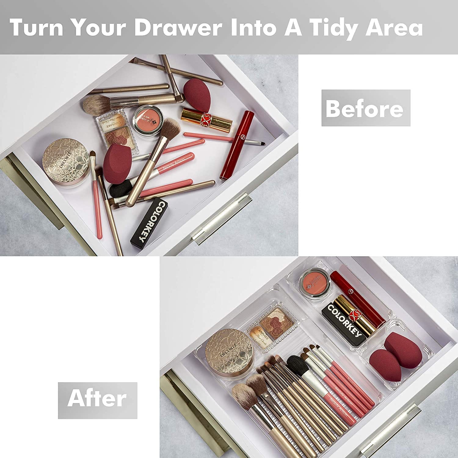 Siundam 9 sztuk oddzielnych organizerów z szufladami w 4 - obrazek 6