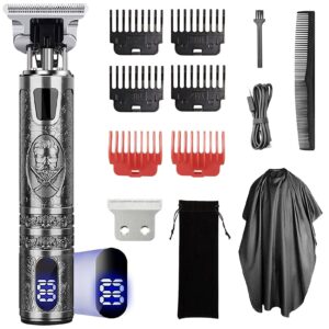 Trymer do włosów dla mężczyzn - precyzyjne strzyżenie, ładowanie USB, wodoszczelne ostrza