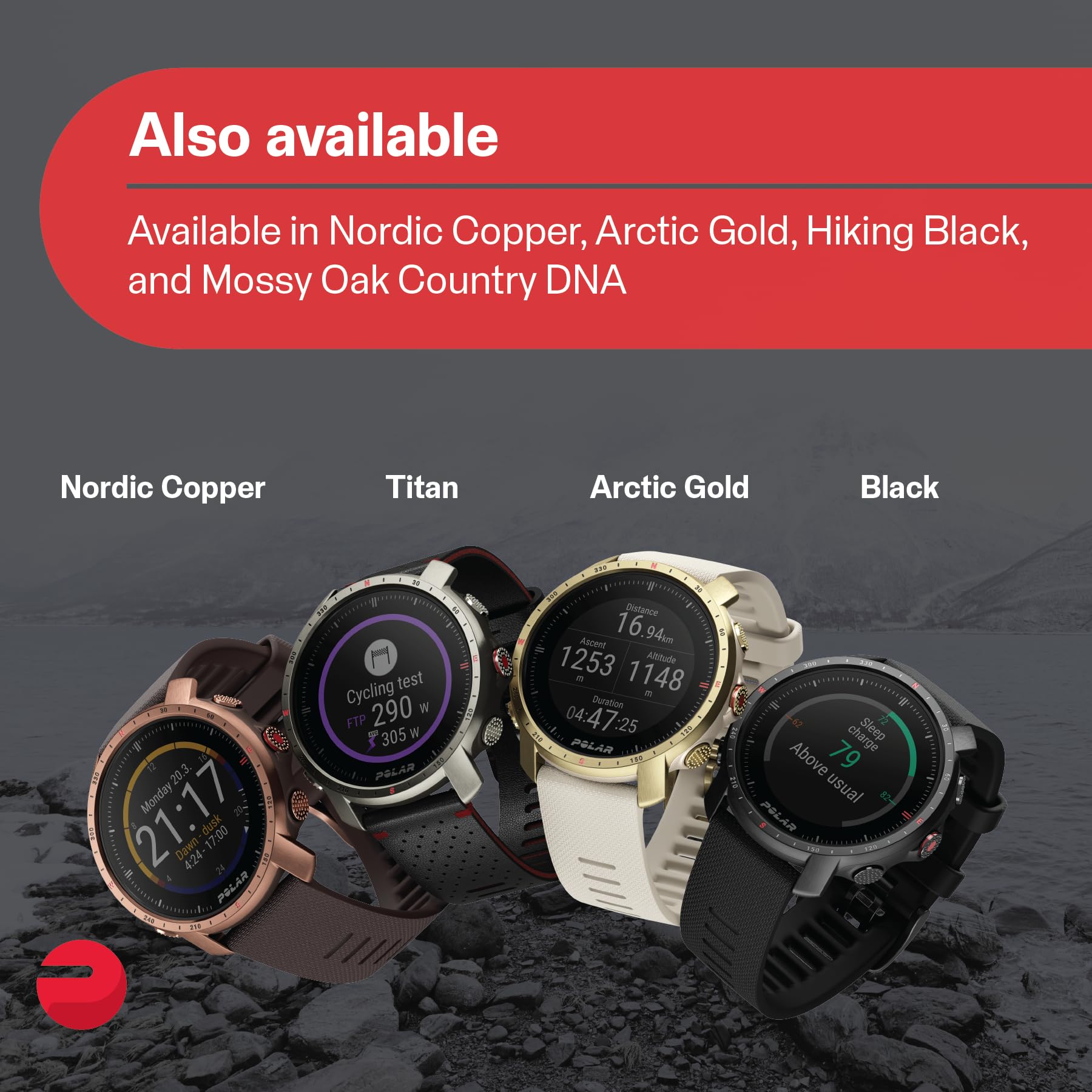 Polar Grit X Pro - Zegarek Sportowy Outdoor z GPS - Wytrzymałość na Mi - obrazek 3