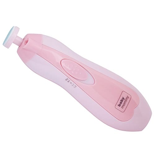 Obcinacz Do Paznokci Dla Niemowląt Elektryczny Zestaw Do Pielęgnacji Paznokci Paznokcie Dla Noworodków Bezpieczeństwo Malucha (Różowy) - obrazek 5