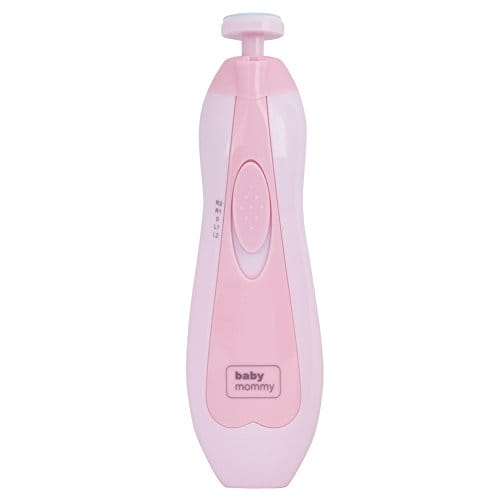 Obcinacz Do Paznokci Dla Niemowląt Elektryczny Zestaw Do Pielęgnacji Paznokci Paznokcie Dla Noworodków Bezpieczeństwo Malucha (Różowy) - obrazek 2