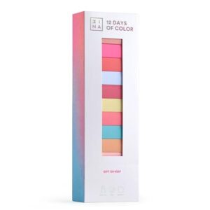 3INA MAKEUP – 12 Dni Koloru – Kalendarz adwentowy – Edycja limitowana – Zestaw do makijażu – 12 pełnowymiarowych produktów – Vegan – Cruelty Free
