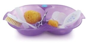 dBb-Remond 305922 zestaw do pielęgnacji niemowląt misie fioletowy przezroczysty