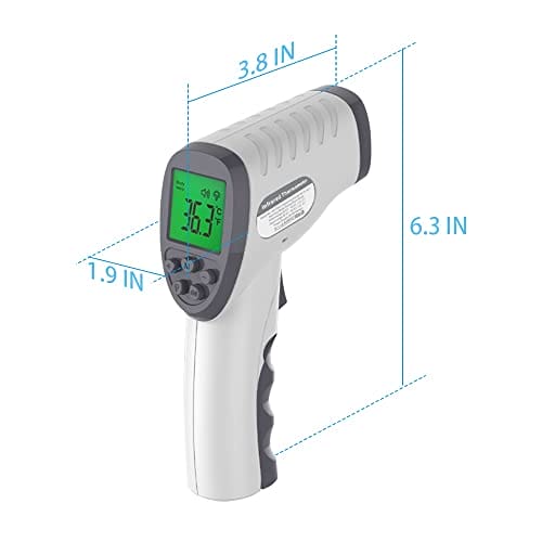 SULYPO KKmier - Bezstykowy termometr na podczerwień do pomiaru temperatury czołowej - Dla dzieci i dorosłych (różowy) - obrazek 4