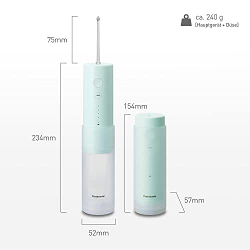Panasonic EW-DJ4B-G podróżny prysznic do ust, z technologią ultradźwię - obrazek 2