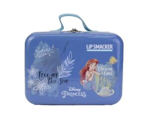 Zestaw prezentowy Lip Smacker Frozen Lunch Box Tin All-in-One - bezpieczny makijaż dla dzieci z akcesoriami do włosów i urody