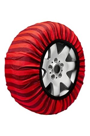 ISSE Łańcuchy śniegowe T-66 - Łatwe w montażu tekstylne łańcuchy śnieg