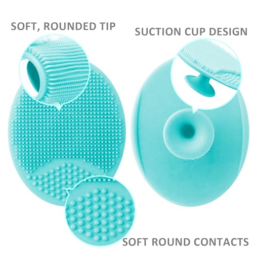 Zestaw 4 szczoteczek do włosów dla niemowląt szczoteczek do masażu zestaw grzebieni silikonowej szczoteczki do pielęgnacji grzebień dla niemowląt miękka szczotka do włosów dla dzieci i noworodków - obrazek 5