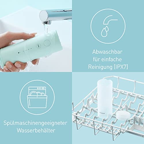 Panasonic EW-DJ4B-G podróżny prysznic do ust, z technologią ultradźwię - obrazek 4